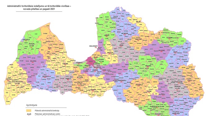 Latvijas administratīvās teritorijas pēc 2021.gada