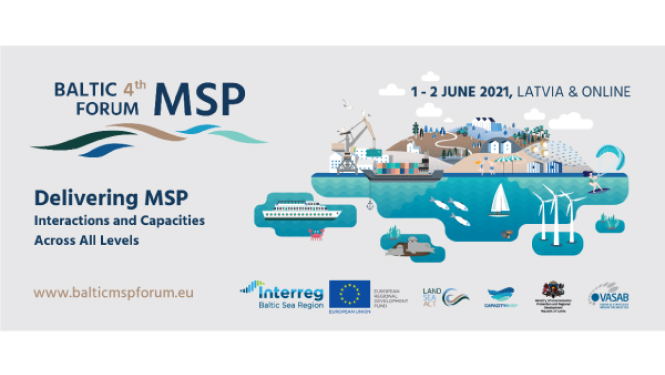 Baltijas jūras telpiskās plānošanas foruma logo