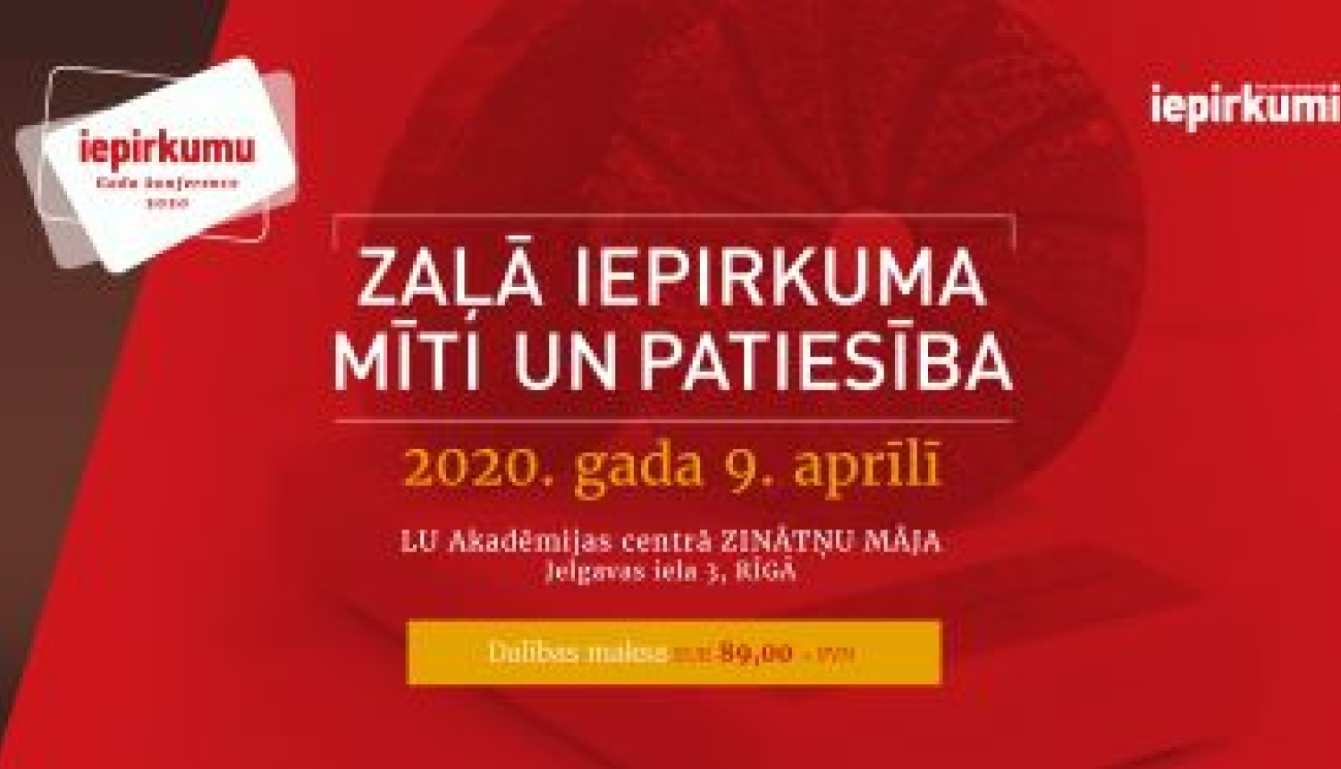Žurnāls “Iepirkumi” aicina piedalīties Iepirkumu Gada konferencē  "Zaļā iepirkuma mīti un patiesība" att